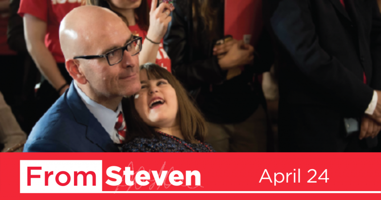 de Steven Bulletin d&rsquo;information: 24 April