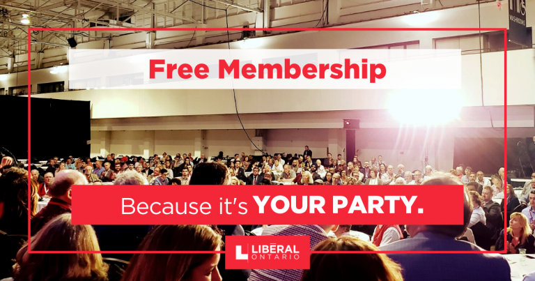 Steven Del Duca: Gratuitement pour rejoindre notre mouvement