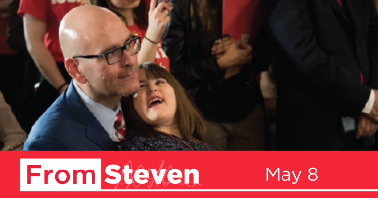 de Steven Bulletin d’information: 8 mai