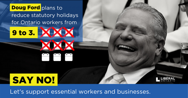 Del Duca: Out of Touch Ford Betrays Workers Again