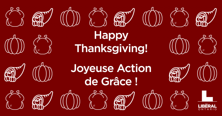 Joyeuse Action de Grâce !