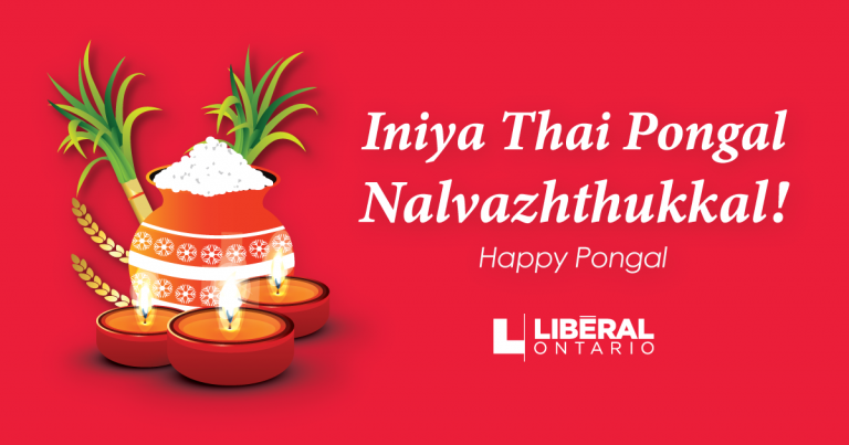 Statement from Steven Del Duca on Thai Pongal