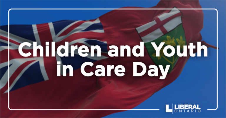 Statement from Steven Del Duca on Children and Youth in Care Day