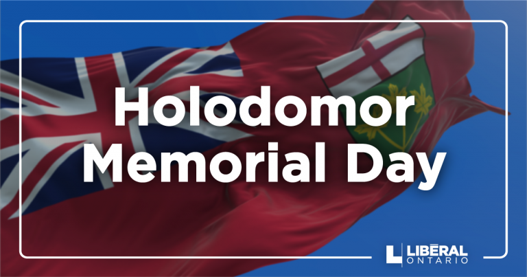 Statement from Steven Del Duca on Holodomor Memorial Day