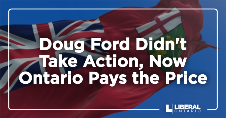 DEL DUCA: Doug Ford Takes Belated Action as Omicron Surges