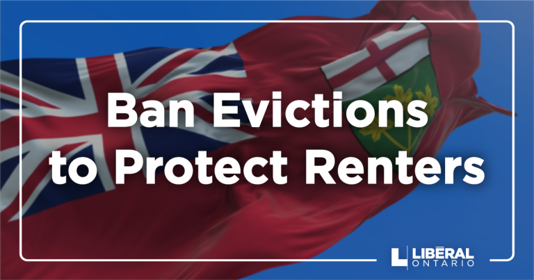 Les libéraux de l&rsquo;Ontario demandent l&rsquo;interdiction des expulsions pour protéger les locataires