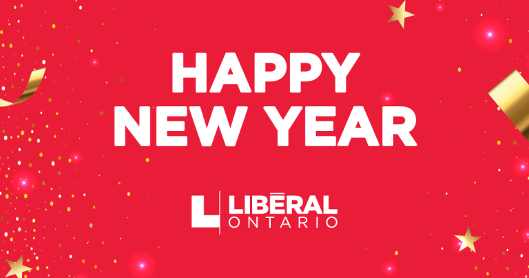 Happy New Year from the Ontario Liberal Party