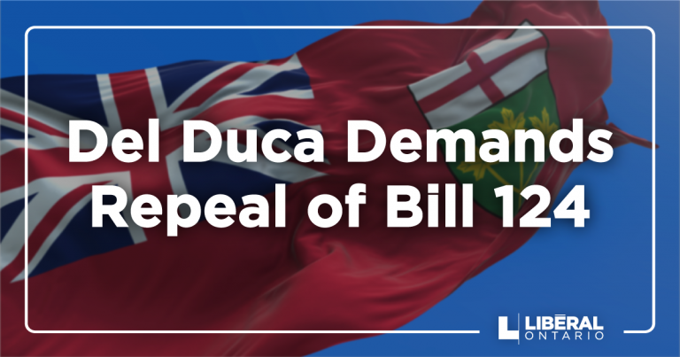 Del Duca exige l&rsquo;abrogation de la loi 124