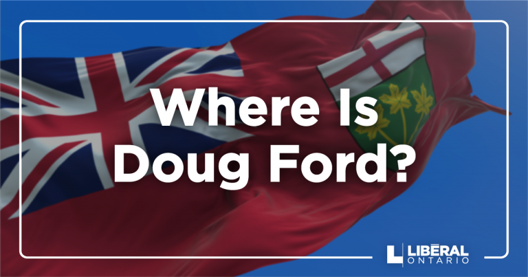Où est Doug Ford ?