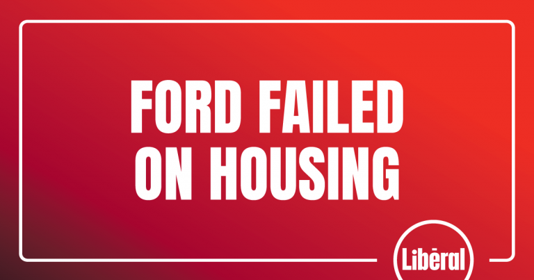 Ontarians Paying the High Price for Housing Thanks to Ford’s Broken Promises