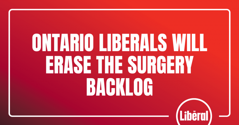 Ontario Liberals will get you to the operating room while the Ford Conservatives leave you in the waiting room