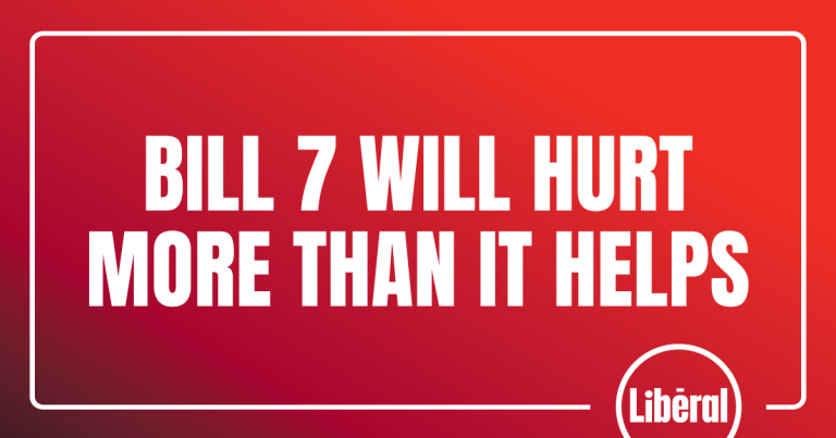 Bill 7 Will Hurt More Than it Helps