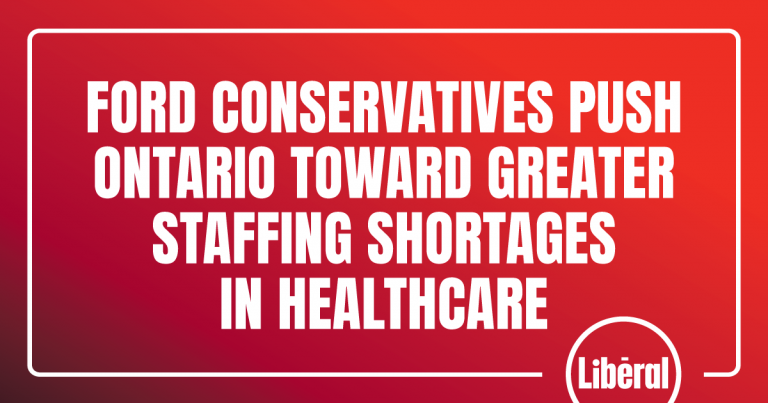 Ford Conservatives Push Ontario Toward Greater Staffing Shortages In Healthcare