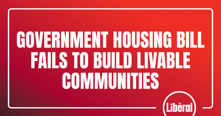 Government Housing Bill Fails to Build Livable Communities