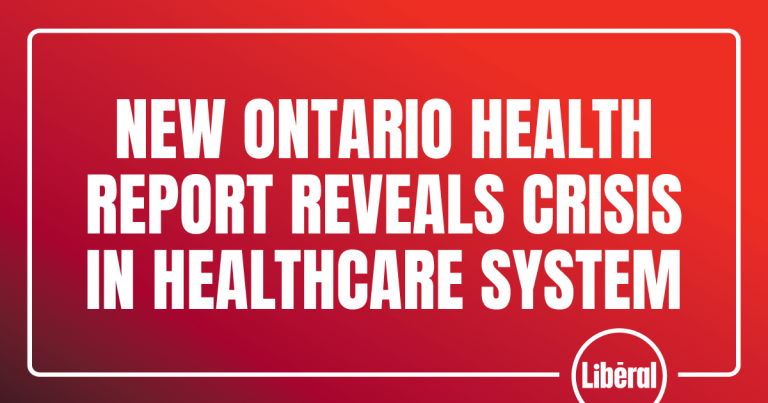 New Ontario Health report reveals crisis in healthcare system