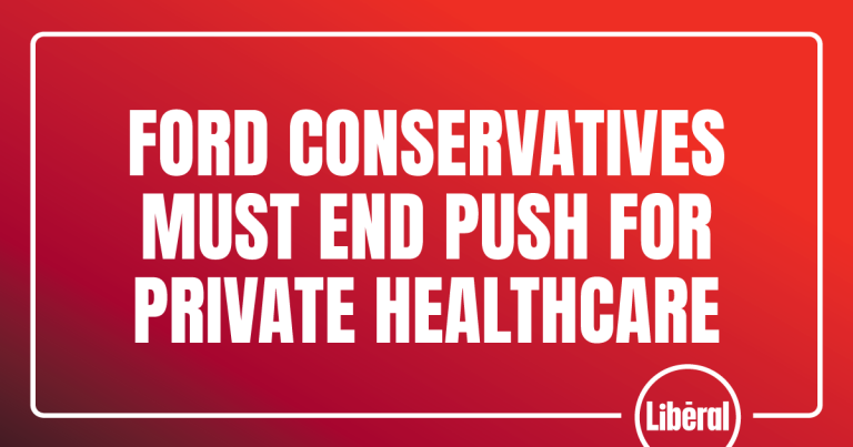 Ford Conservatives Must End Push for Private Healthcare
