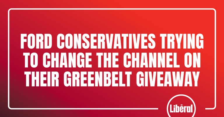 Ford Conservatives Trying to Change the Channel on their Greenbelt Giveaway