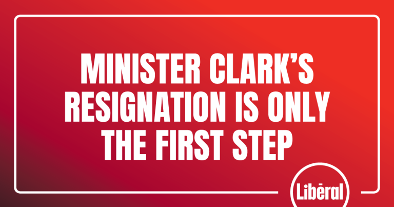 Minister Clark’s Resignation is Only the First Step