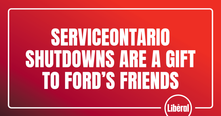ServiceOntario Shutdowns are a Gift to Ford’s Friends